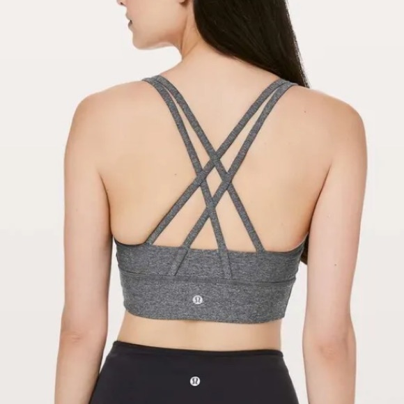 lululemon athletica Other - NWOT Lululemon Energy sports bra Long Line Heathered gray size 6